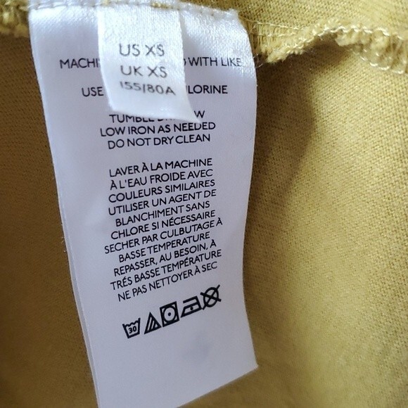 NWT URBAN OUTFITTERS HADLEY COTTON SLEEVELESS SHIFT DRESS CONTRAST TRIM SIZE XS - Picture 7 of 10